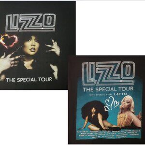 LIZZO The Special Tour Black T Shirt Womens Plus Size 2XL